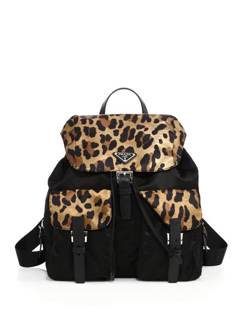 borsa prada leopardata|prada leather backpack.